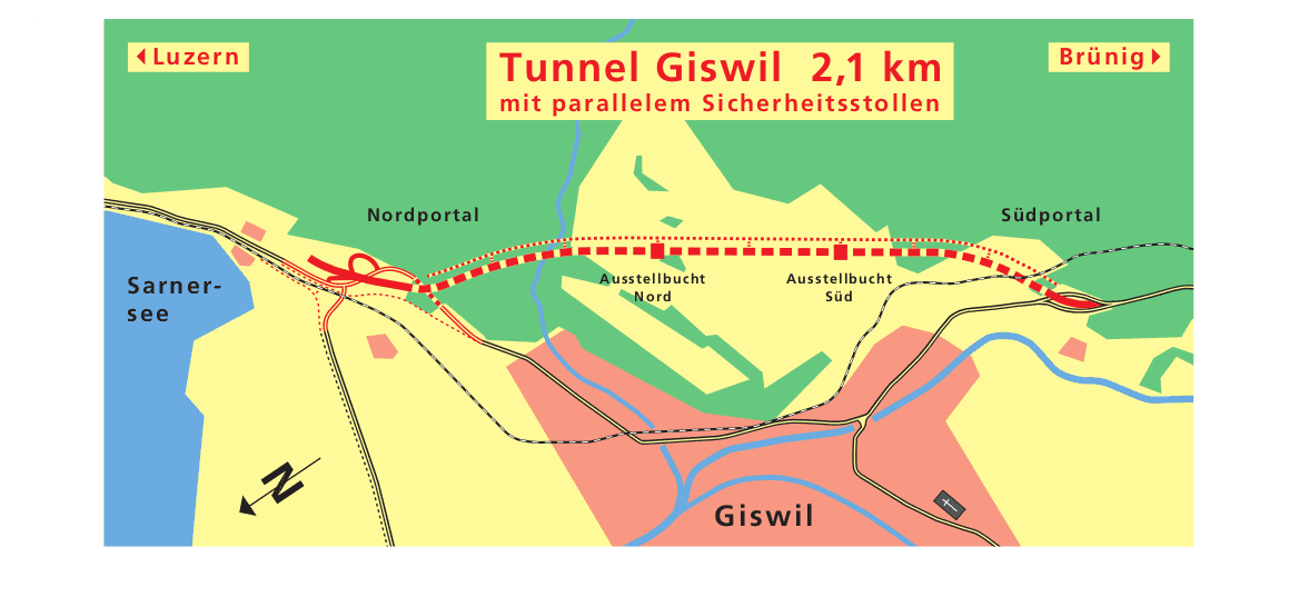 Infotafel Umfahrung Giswil