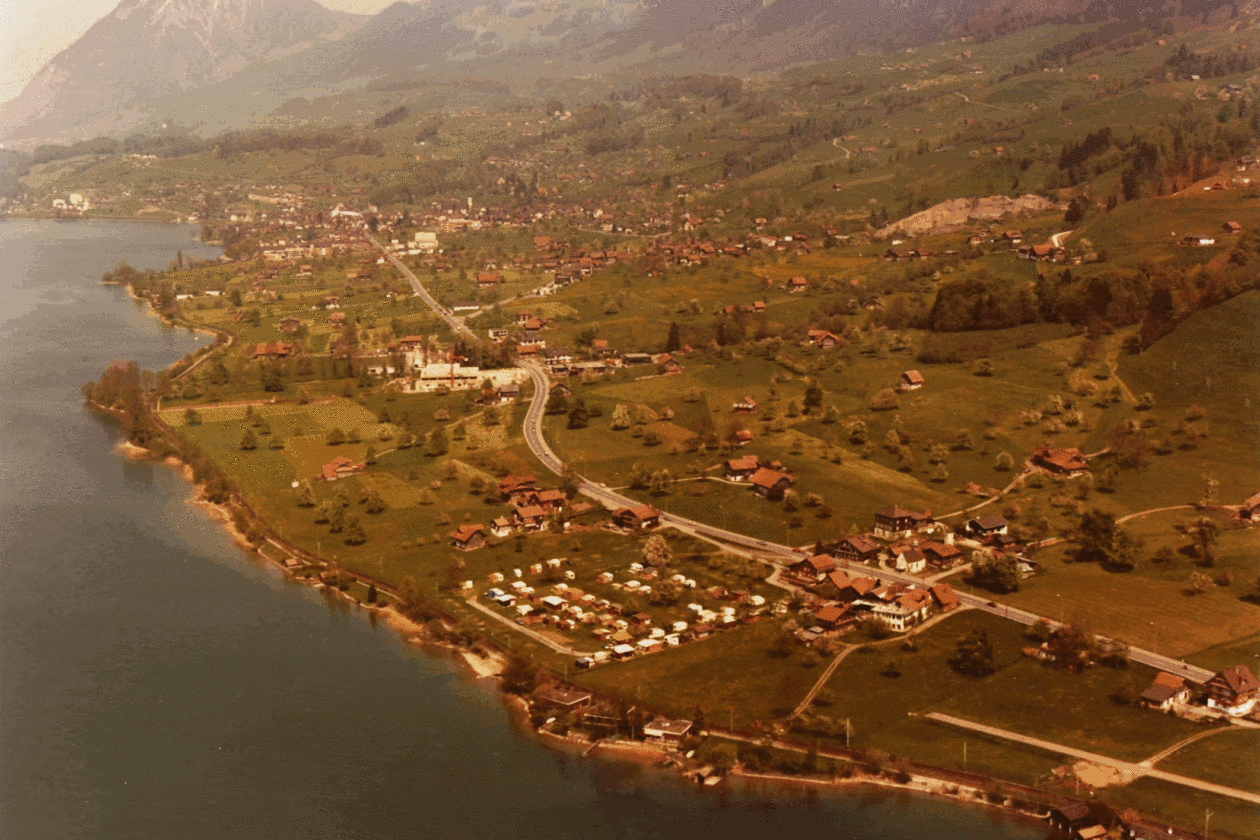 Luftaufnahme Sachseln 1983