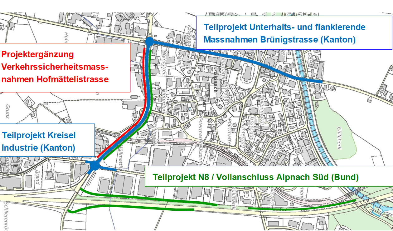 Teilprojekte VAS Alpnach Süd